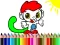 Spēle Back To School: Monkey Coloring online