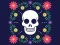 Spēle Colorful Skull Jigsaw online