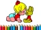 Spēle Back To School: Aby Girl Coloring online