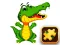 Spēle Aligator Puzzle online