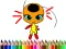 Spēle Back To School: Dotted Girl Coloring online