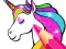 Spēle Unicorn Coloring Book Glitter online