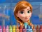 Spēle Anna Frozen Coloring online