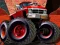Spēle Crazy Monster Trucks Puzzle online