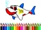 Spēle Back To School: Shark Coloring Book online