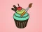 Spēle Yummy Cupcake Coloring online