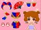 Spēle Lovely Doll Dress Up Game online