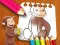 Spēle Curious George Coloring Book online