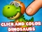 Spēle Click And Colors Dinosaurs online