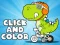 Spēle Click And Color Dinosaurs online