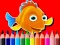 Spēle Back To School: Fish Coloring Book online