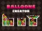 Spēle Balloons Creator online