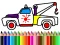 Spēle Back To School: Trucks Coloring online