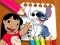 Spēle Lilo and Stitch Coloring Book online