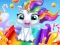 Spēle Glitter Unicorn Dress Up Girls online