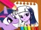 Spēle Equestria Girls Coloring Book online