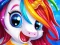 Spēle Unicorn Make up Girl online