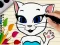 Spēle Talking Angela Coloring Book online