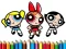 Spēle PowerPuff Girls Coloring Book online