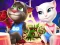 Spēle Talking Tom and Angela Coloring online