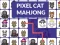 Spēle Pixel cat mahjong online