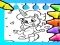 Spēle Magical Unicorn Coloring Pages online