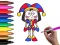 Spēle Pomni Coloring Time online