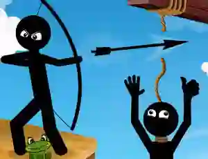 Spēle Bow Master Stickman Hero online
