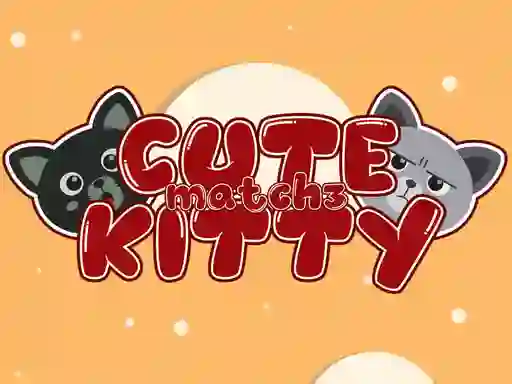 Spēle Cute Kitty Match 3 online