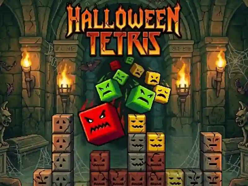 Spēle Halloween Tetris online