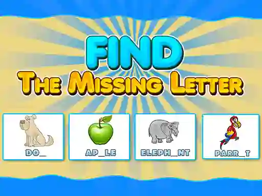Spēle Find The Missing Letter online