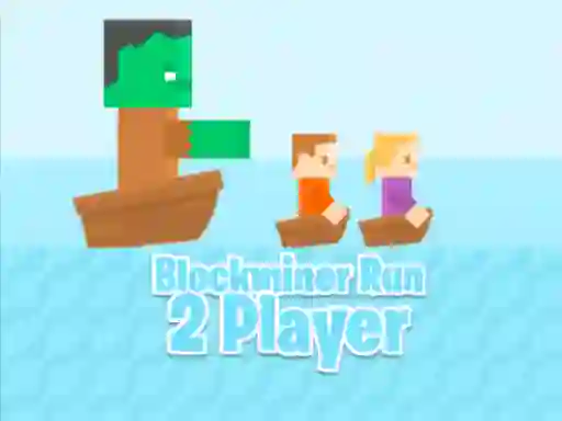 Spēle Blockminer Run  2 player online