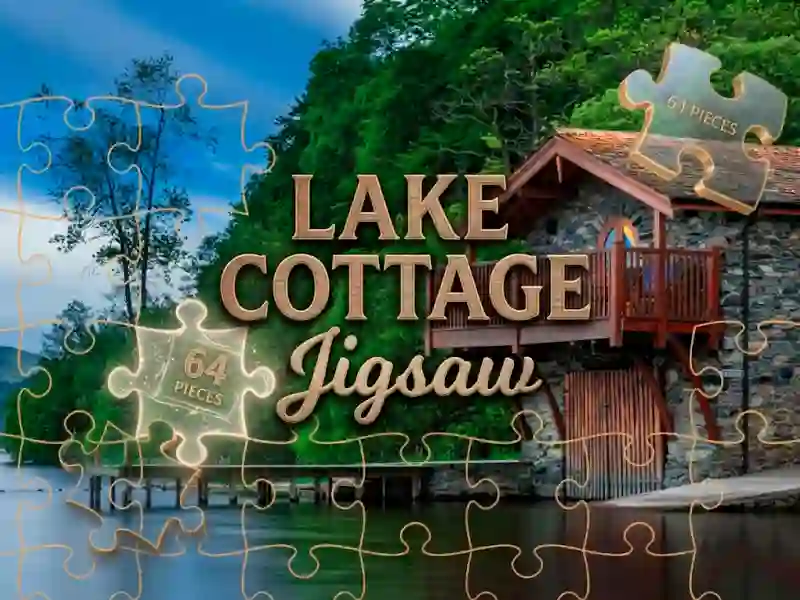 Spēle Lake Cottage Jigsaw online