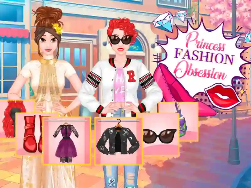 Spēle Princess Fashion Obsession online