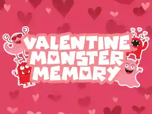 Spēle Valentine Monster Memory online