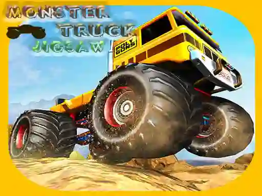 Spēle Monster Trucks Jigsaw online