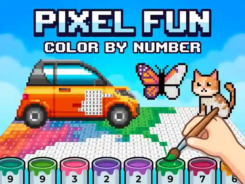 Spēle Pixel Fun Color By Number online