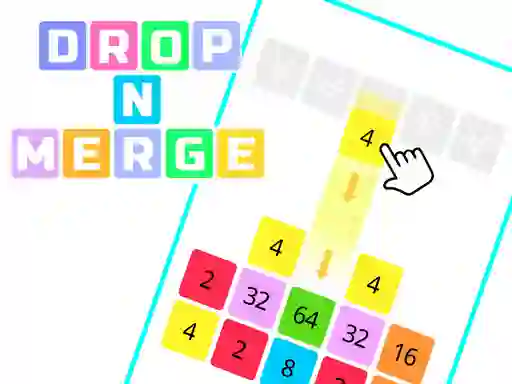 Spēle Drop N Merge Blocks online