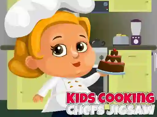 Spēle Kids Cooking Chefs Jigsaw online