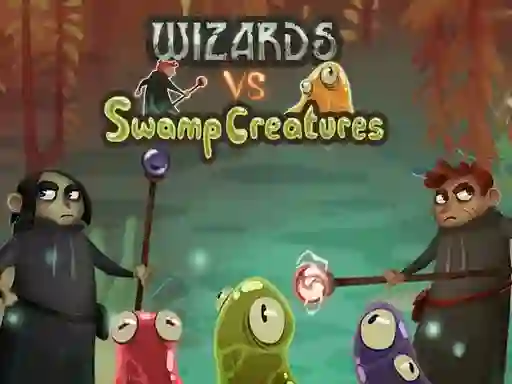 Spēle Wizards vs swamp creatures online