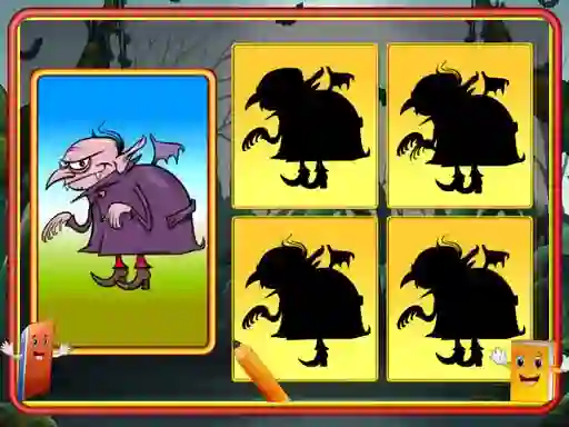 Spēle Shadow Match Halloween online