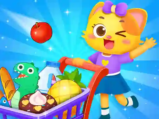 Spēle Supermarket Shopping For Kids online
