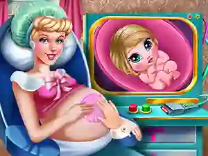 Spēle Cinderella Pregnant Check-Up online