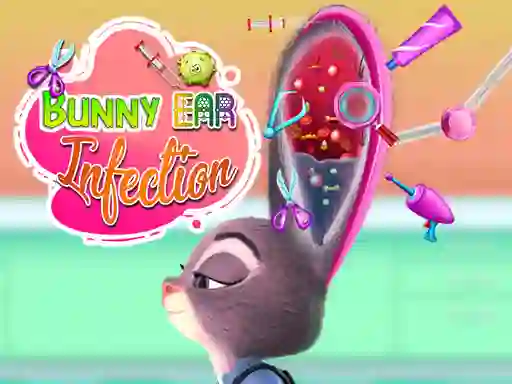 Spēle Bunny Ear Infection online
