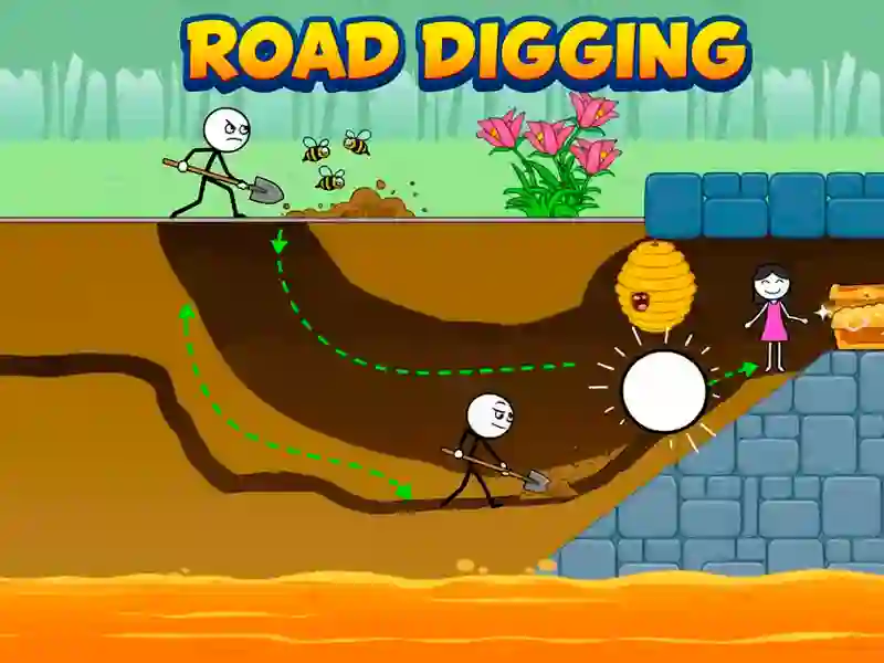 Spēle Road Digging online