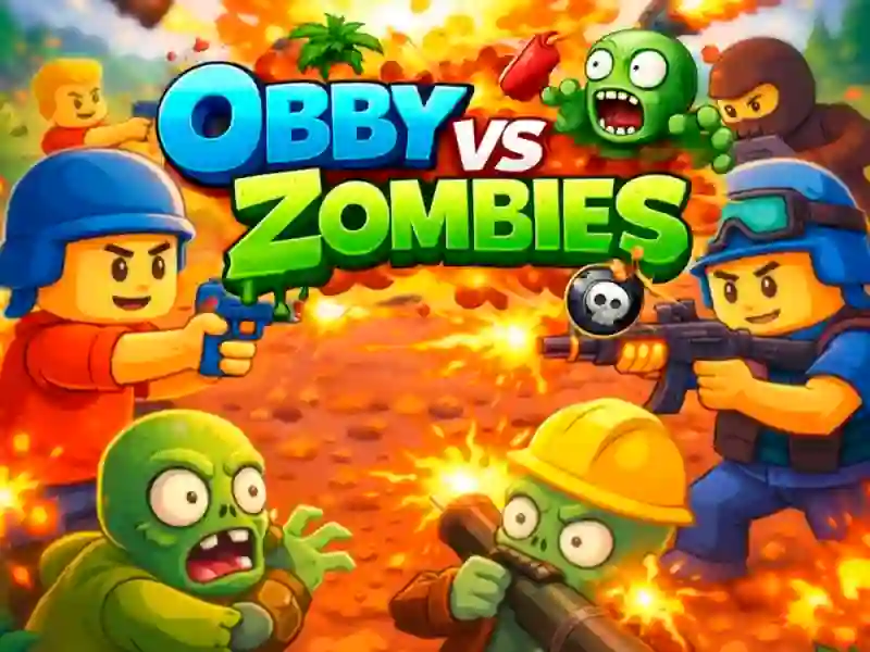Spēle Obby vs Zombies online