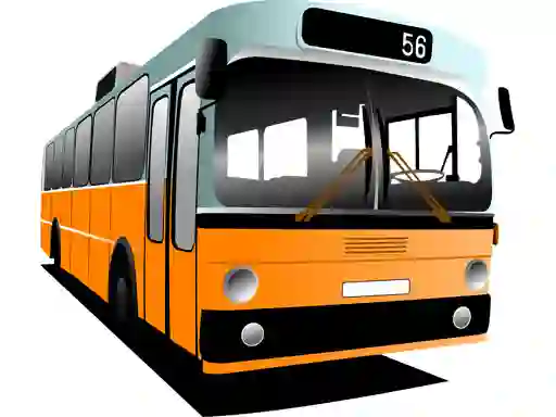 Spēle Cartoon Bus Puzzle online