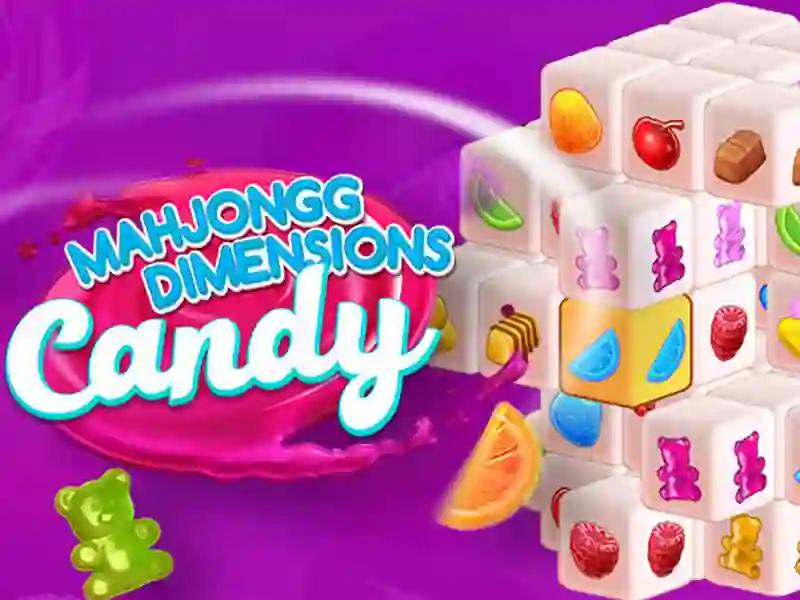 Spēle Candy 3D Mahjong online