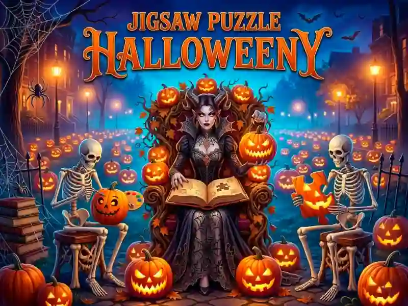 Spēle Jigsaw Puzzle Halloweeny online