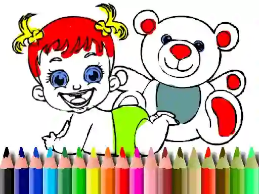 Spēle Back To School: Baby Doll Coloring online